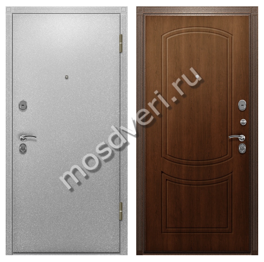 Порошковая уличная утепленная дверь с терморазрывом TD-74 - купить от производителя Мосдвери Порошковая уличная утепленная дверь с терморазрывом TD-74
